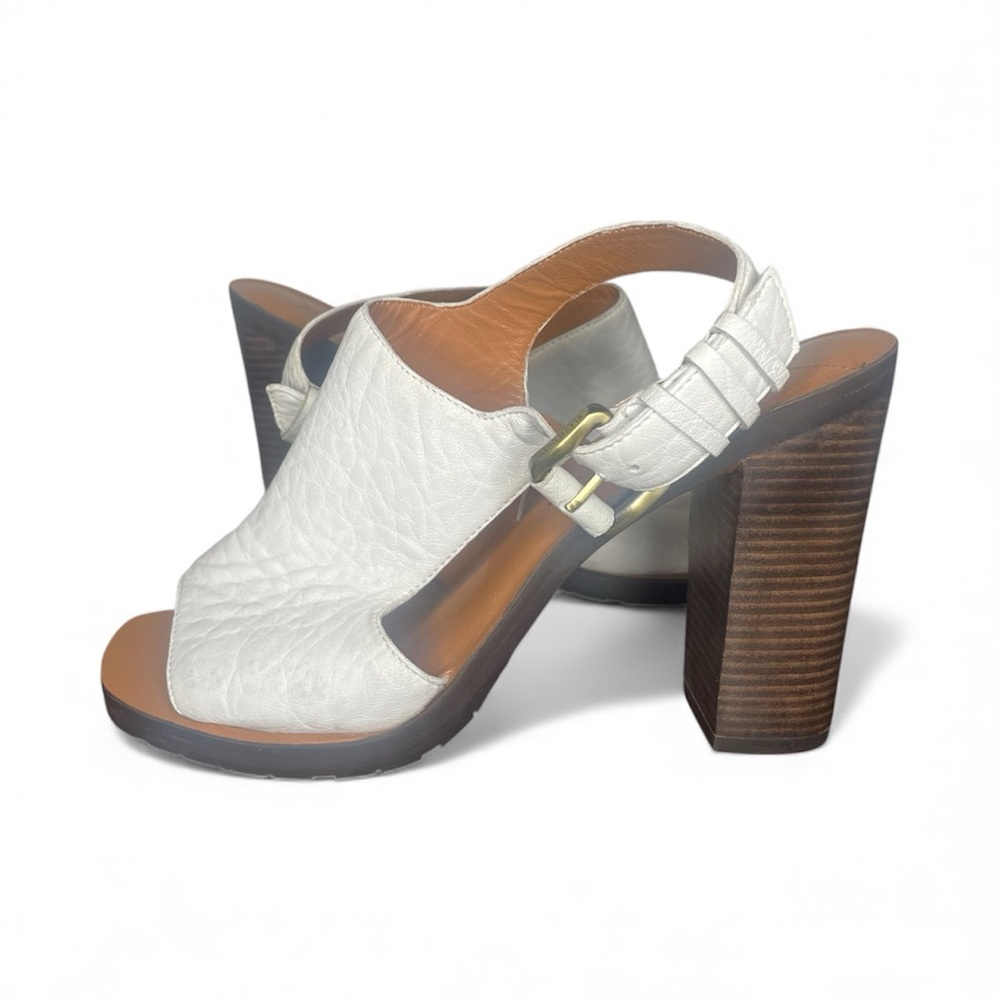 Derek Lam 10 Crosby Jemina Stacked Heel Sandals Size 7.5